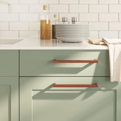 Mânere de dulap, 10 buc., bronz, 224 mm, oțel inoxidabil GartenMobel Dekor