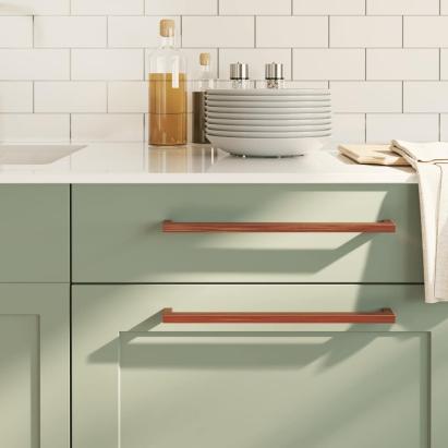 Mânere de dulap, 10 buc., bronz, 320 mm, oțel inoxidabil GartenMobel Dekor