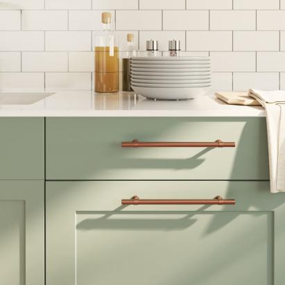 Mânere de dulap, 20 buc., bronz, 192 mm, oțel inoxidabil GartenMobel Dekor