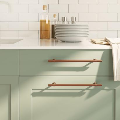 Mânere de dulap, 20 buc., bronz, 224 mm, oțel inoxidabil GartenMobel Dekor