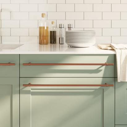 Mânere de dulap, 10 buc., bronz, 480 mm, oțel inoxidabil GartenMobel Dekor