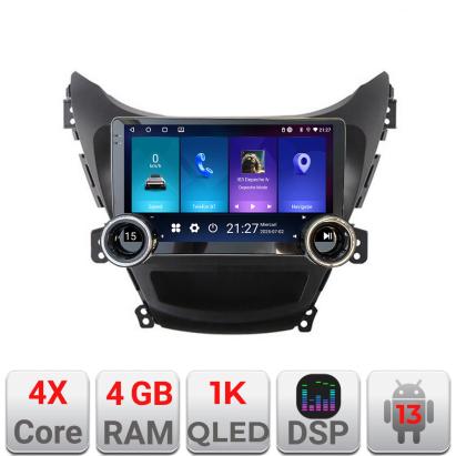 Navigație Android Hyundai Elantra 2011-2013, 10.5 inch, 4GB+64GB, WiFi 5GHz