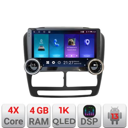Navigație Android 10.5 inch pentru Fiat Doblo 2010-2017 și Opel Combo