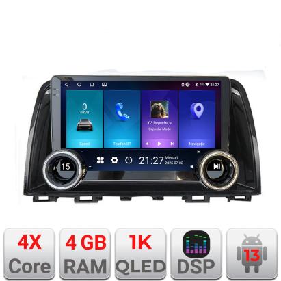 Navigatie Mazda 6 2013-2017 Edotec 4+64 10.5 inch Incell 1K android Wifi 5Ghz gps internet