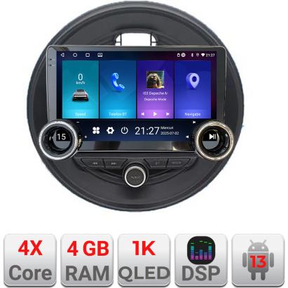 Navigatie Mini Cooper 2015-2019 10.5 inch Android 4+64GB WiFi GPS