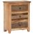 Dulap, 60 x 33 x 75 cm, lemn masiv de acacia/lemn reciclat GartenMobel Dekor