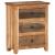 Dulap, 60 x 33 x 75 cm, lemn masiv de acacia/lemn reciclat GartenMobel Dekor