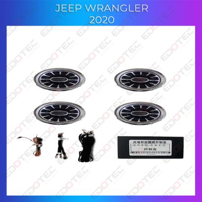 Lumini ambientale pentru Jeep Wrangler 2020, guri ventilatie, control din telefon