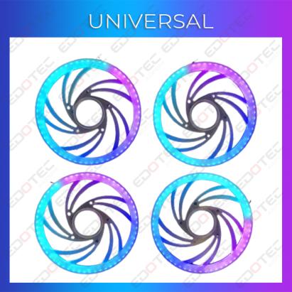 Lumini ambientale RGB pentru difuzoare auto 6.5 inch, universale