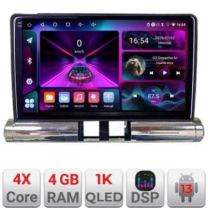 Navigatie Android Citroen C3 2017-2024, 4GB RAM, 64GB, QLED