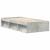 Cadru de pat mic single, gri beton, 75x190 cm GartenMobel Dekor