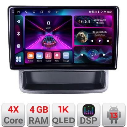 Navigație Android Renault Trafic 2009-2014, GPS, 4GB+64GB, QLED 1K