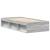 Cadru de pat mic single, sonoma gri, 75x190 cm GartenMobel Dekor