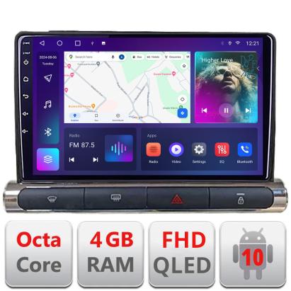 Navigatie Android Citroen C3 2017-2024 QLED 4GB RAM 64GB 4G CarPlay