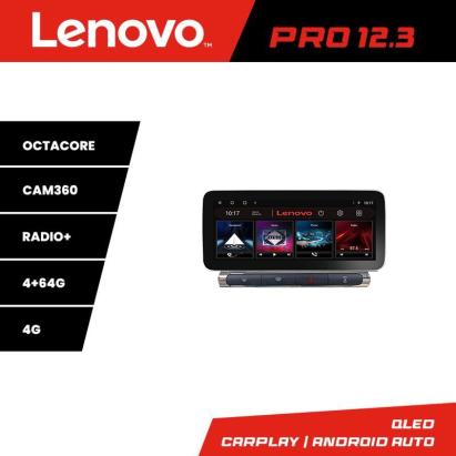 Navigatie Lenovo QLED 12.3 pentru Citroen C3 2017-2024, 4+64GB