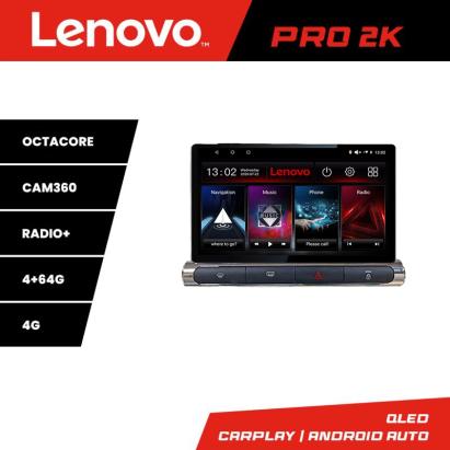 Navigatie Citroen C3 2017-2024 Lenovo QLED 2K, 4GB+64GB, CarPlay