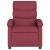 Fotoliu electric de masaj rabatabil, roșu vin, textil GartenMobel Dekor