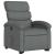 Fotoliu electric rabatabil cu ridicare, gri închis, textil GartenMobel Dekor