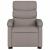 Fotoliu electric masaj rabatabil cu ridicare, gri taupe, textil GartenMobel Dekor