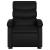 Fotoliu rabatabil electric cu ridicare, negru, piele ecologică GartenMobel Dekor