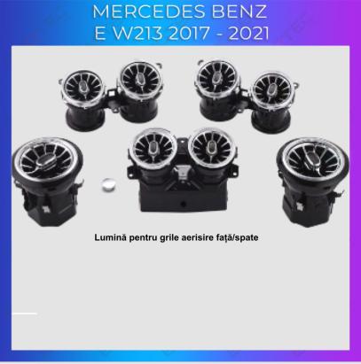 Lumini ambientale pentru grile ventilatie Mercedes E W213 2017-2021
