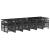 Set mobilier de grădină cu perne, 13 piese, negru, poliratan GartenMobel Dekor