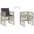 Set mobilier grădină cu perne, 9 piese, gri deschis, poliratan GartenMobel Dekor