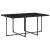 Set mobilier de exterior cu perne, 11 piese, negru, poliratan GartenMobel Dekor
