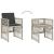 Set mobilier de grădină cu perne 11 piese gri deschis poliratan GartenMobel Dekor