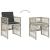 Set mobilier grădină cu perne, 9 piese, gri deschis, poliratan GartenMobel Dekor