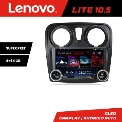 Navigație Dacia Sandero Logan 2012-2020 Lenovo 10.5 inch Android 4GB+64GB