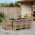 Set mobilier grădină cu perne, 11 piese bej combinat poliratan GartenMobel Dekor