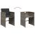 Set mobilier de grădină cu perne, 5 piese, gri, poliratan GartenMobel Dekor