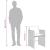 Set mobilier de grădină cu perne, 5 piese, negru, poliratan GartenMobel Dekor
