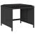 Set mobilier de grădină cu perne, 9 piese, negru, poliratan GartenMobel Dekor