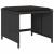 Set mobilier de exterior cu perne, 11 piese, negru, poliratan GartenMobel Dekor