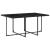 Set mobilier de exterior cu perne, 11 piese, negru, poliratan GartenMobel Dekor