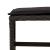 Set mobilier de exterior cu perne, 11 piese, negru, poliratan GartenMobel Dekor