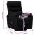 Fotoliu cu ridicare, negru, material textil GartenMobel Dekor