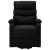 Fotoliu cu ridicare, negru, material textil GartenMobel Dekor