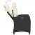 Set mobilier de grădină cu perne, 9 piese, negru, poliratan GartenMobel Dekor