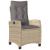 Set mobilier pentru grădină, 7 piese, cu perne, bej, poliratan GartenMobel Dekor