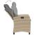 Set mobilier pentru grădină, 7 piese, cu perne, bej, poliratan GartenMobel Dekor