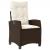 Set mobilier de grădină, 5 piese, cu perne, maro, poliratan GartenMobel Dekor