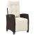 Set mobilier de grădină cu perne, 9 piese, maro, poliratan GartenMobel Dekor