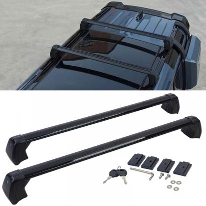 Barele transversale pentru suport de plafon din aluminiu negru, potrivite pentru Land Rover Defender 110 L663 din 19 Performance AutoTuning