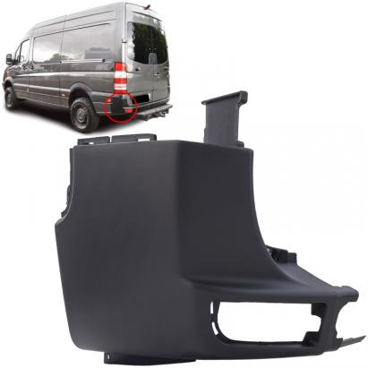 Colț de bara spate stânga potrivit pentru Mercedes Sprinter W906 și VW Crafter 2E 2006-18 Performance AutoTuning