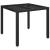 Set mobilier de grădină cu perne, 3 piese, negru, poliratan GartenMobel Dekor