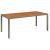Set mobilier grădină cu perne, 9 piese, gri, poliratan GartenMobel Dekor
