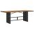 Set mobilier de grădină cu perne, 9 piese, negru, poliratan GartenMobel Dekor